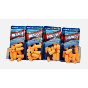 HEAROS‎ Supreme Softness Foam Earplugs 4-Pack Bundle with 10 Pairs in Each Box